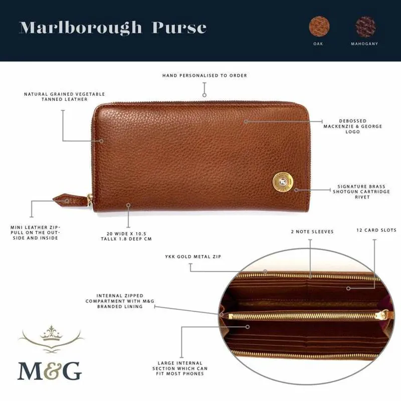 Mackenzie and George Malborough Purse - Mahogany-3
